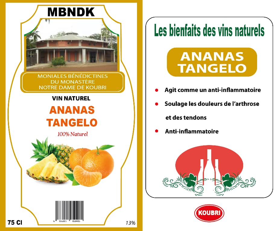 Vin naturel Ananas Tangelo 75 cl