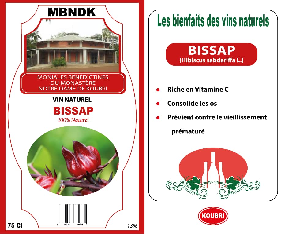 Vin naturel de bissap 75 cl