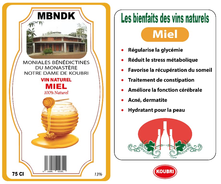 Vinn naturel de miel 75 cl