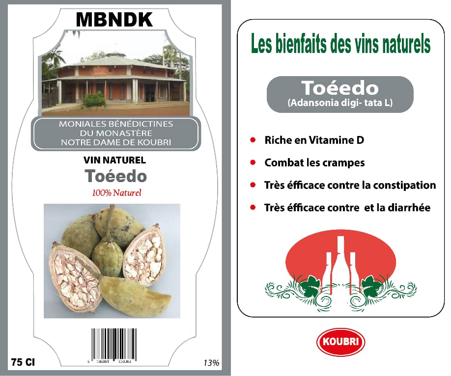 Vin naturel toedo 75 cl