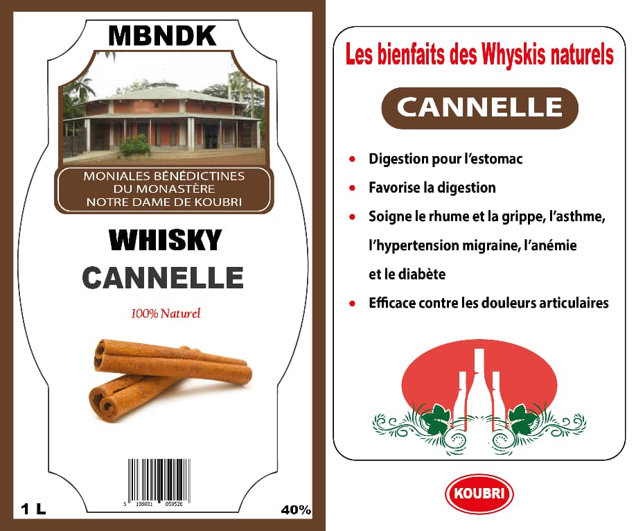 Whisky naturel canelle 75 cl
